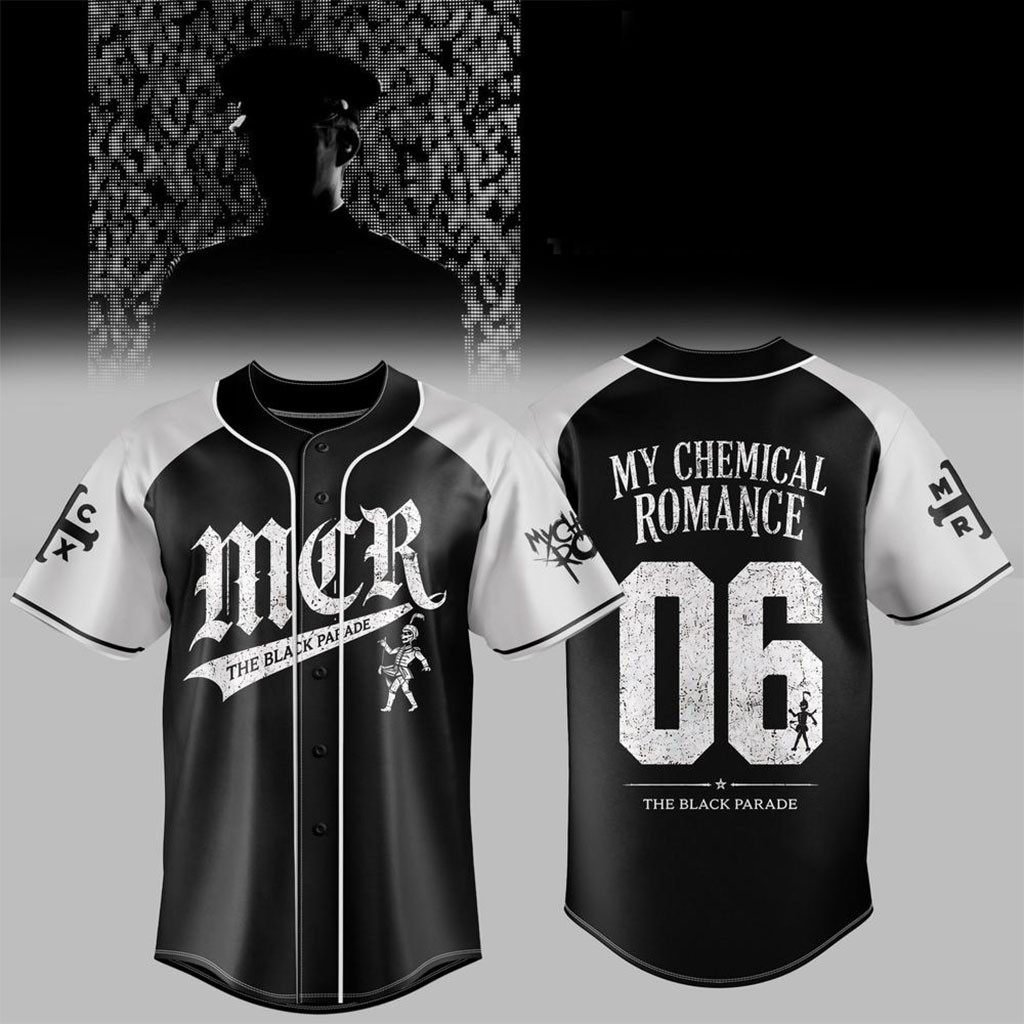 My Chemical Romance The Black Parade Tour 2026 Baseball Jersey My Chemical Romance Merch 1 - Unicasport My Chemical Romance The Black Parade Tour 2026 Baseball Jersey My Chemical Romance Merch