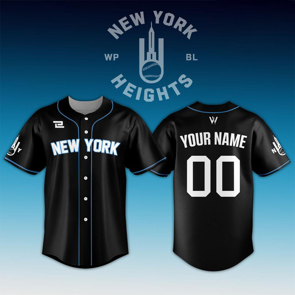 Custom New York Heights WPBL Women's Baseball Est 2026 Baseball Jersey NY Heights Merch Fan Gear 1 - Unicasport Custom New York Heights WPBL Women's Baseball Est 2026 Baseball Jersey NY Heights Merch Fan Gear