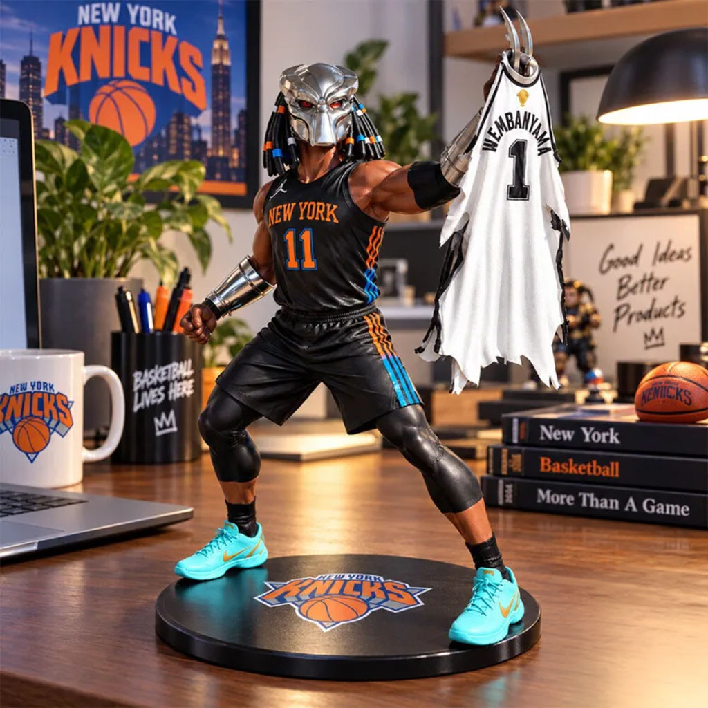 Jalen Brunson Kicks x Predator Holding Victor Wembanyama Jersey Funko Pop 2026 NY Kicks Merch 1 - Unicasport Jalen Brunson Kicks x Predator Holding Victor Wembanyama Jersey Funko Pop 2026 NY Kicks Merch