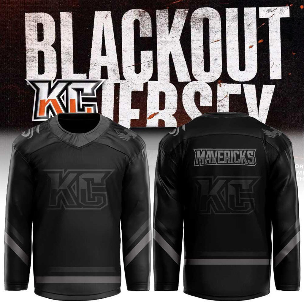 Kansas City Mavericks Blackout Black Friday Hockey Jersey KC Mavericks Merch Gifts For Brother 1 - Unicasport Kansas City Mavericks Blackout Black Friday Hockey Jersey KC Mavericks Merch Gifts For Brother