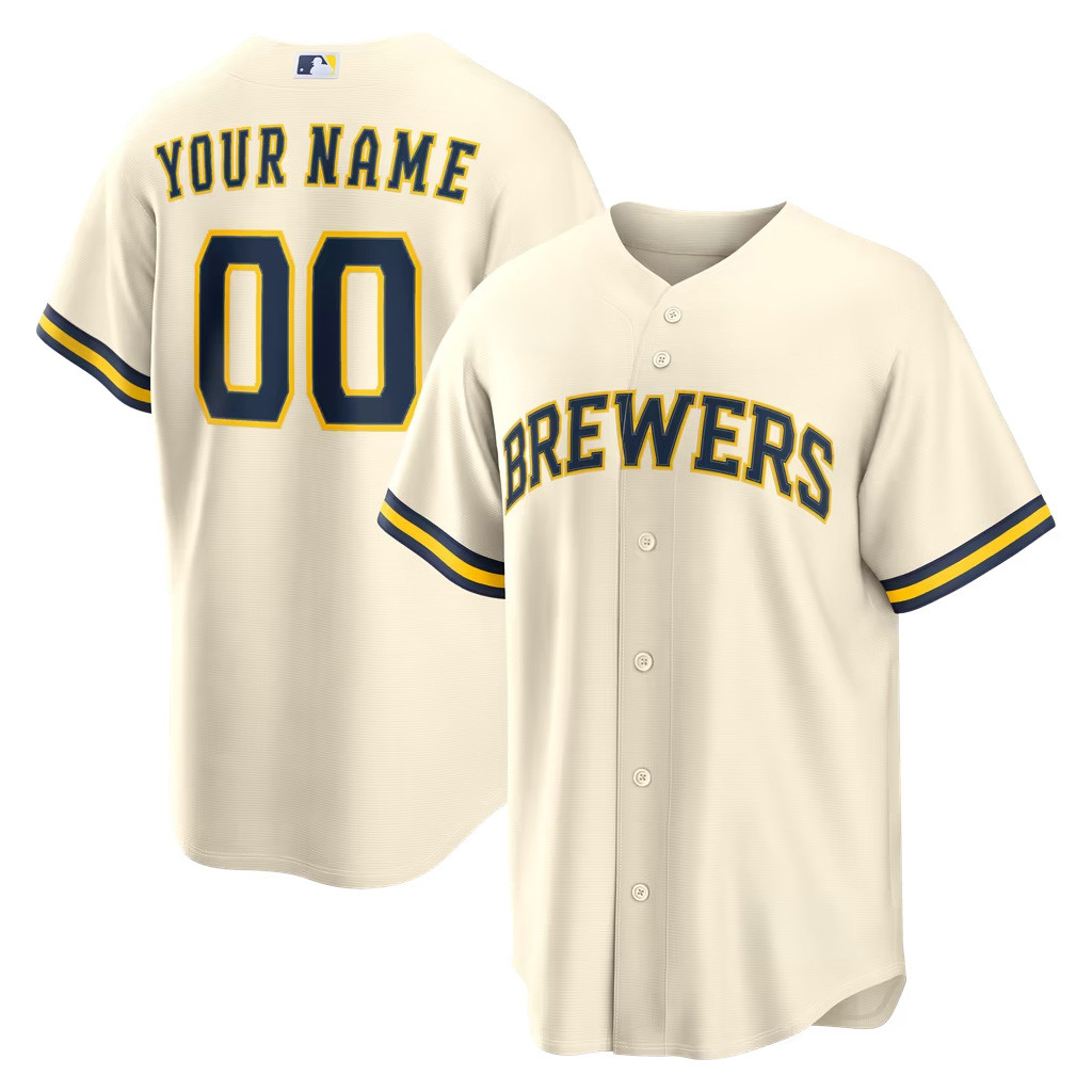 Custom Milwaukee Brewers NL Central Champions Merch 2026 Brewers Home Replica Jersey Fan Gifts 1 - Unicasport Custom Milwaukee Brewers NL Central Champions Merch 2026 Brewers Home Replica Jersey Fan Gifts