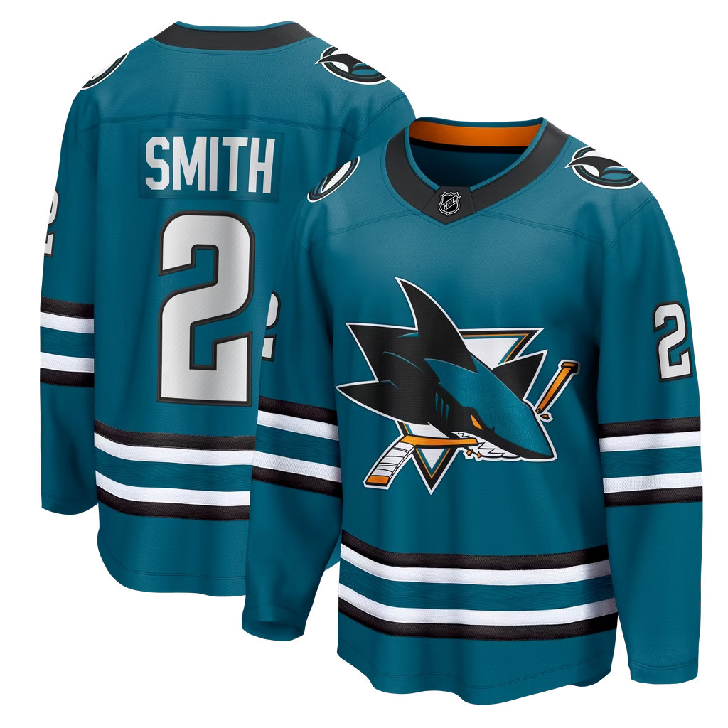 Will Smith Jersey Shirt 2026 San Jose Sharks Merch #2 SJ Sharks Home Breakaway Hockey Jersey 1 - Unicasport Will Smith Jersey Shirt 2026 San Jose Sharks Merch #2 SJ Sharks Home Breakaway Hockey Jersey