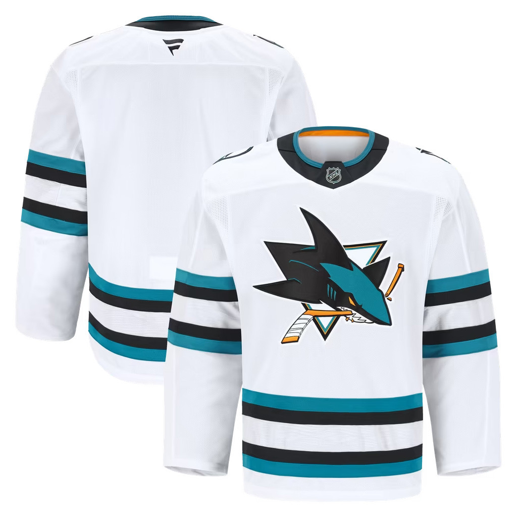 San Jose Sharks Merch 2026 SJ Sharks Fanatics White Away Pro Jersey Ice Hockey Fan Gifts 1 - Unicasport San Jose Sharks Merch 2026 SJ Sharks Fanatics White Away Pro Jersey Ice Hockey Fan Gifts