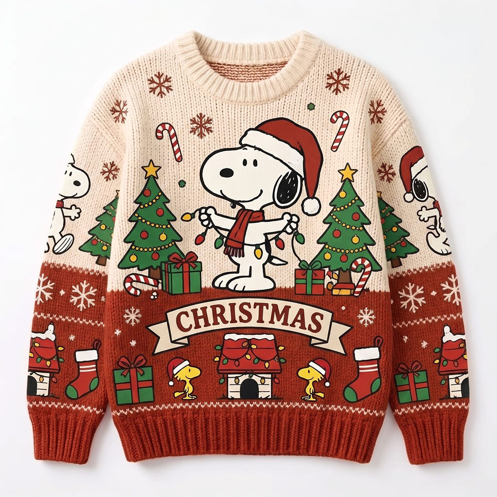 Snoopy Christmas Ugly Christmas Sweater Festive Peanuts Winter Outfit Gifts For Xmas 1 - Unicasport Snoopy Christmas Ugly Christmas Sweater Festive Peanuts Winter Outfit Gifts For Xmas