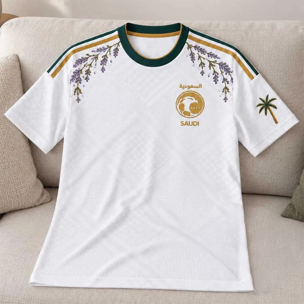 Saudi Arabia National Football Team Floral Jersey Shirt Saudi Football Apparel Gifts For Fans 1 - Unicasport Saudi Arabia National Football Team Floral Jersey Shirt Saudi Football Apparel Gifts For Fans