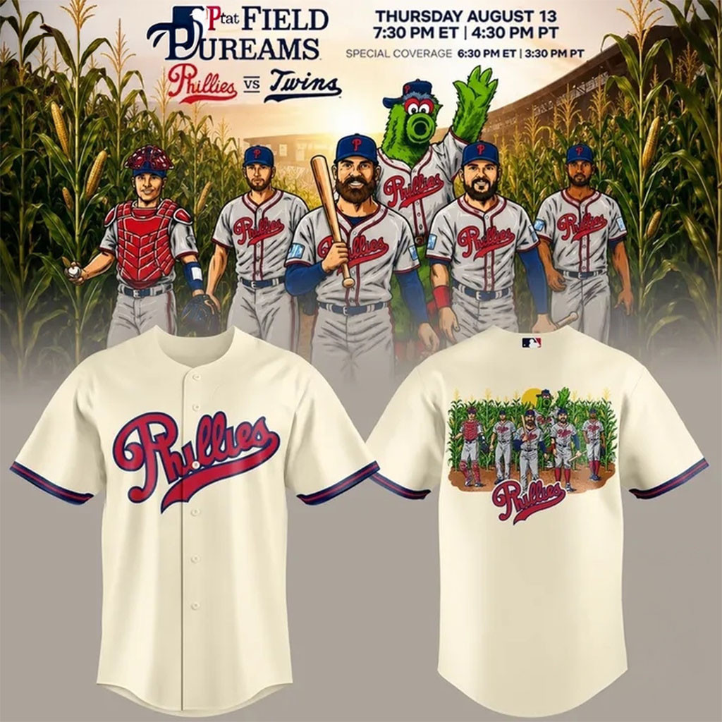 Philadelphia Phillies At Field Of Dreams 2026 Baseball Jersey Phillies Merch Fan Gifts 1 - Unicasport Philadelphia Phillies At Field Of Dreams 2026 Baseball Jersey Phillies Merch Fan Gifts