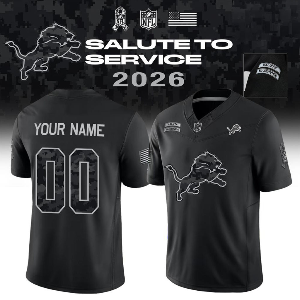 Personalized Detroit Lions 2026 Salute To Service Jersey Detroit Lions Merch Football Fan Gift 1 - Unicasport Personalized Detroit Lions 2026 Salute To Service Jersey Detroit Lions Merch Football Fan Gift