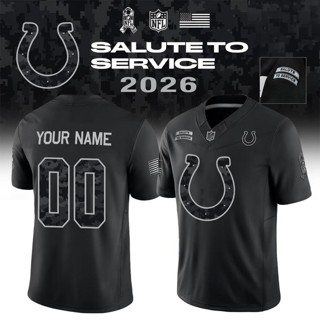 Personalized Indianapolis Colts 2026 Salute To Service Jersey Indianapolis Colts Merch 1 - Unicasport Personalized Indianapolis Colts 2026 Salute To Service Jersey Indianapolis Colts Merch