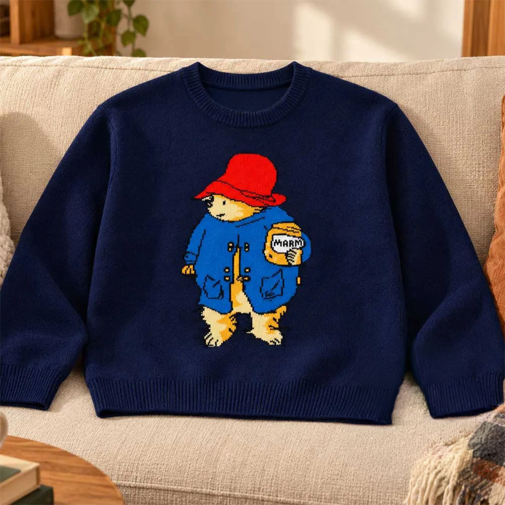 Rowing Blazers X Paddington Bear Sweater Cute Character Jumper Gifts For Bear Lovers 1 - Unicasport Rowing Blazers X Paddington Bear Sweater Cute Character Jumper Gifts For Bear Lovers