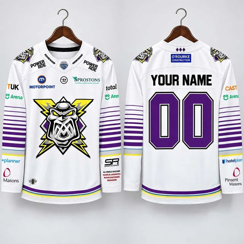 Personalized Manchester Storm 2026 27 Away White Jersey Manchester Storm Merch Hockey Fan Gifts 1 - Unicasport Personalized Manchester Storm 2026 27 Away White Jersey Manchester Storm Merch Hockey Fan Gifts