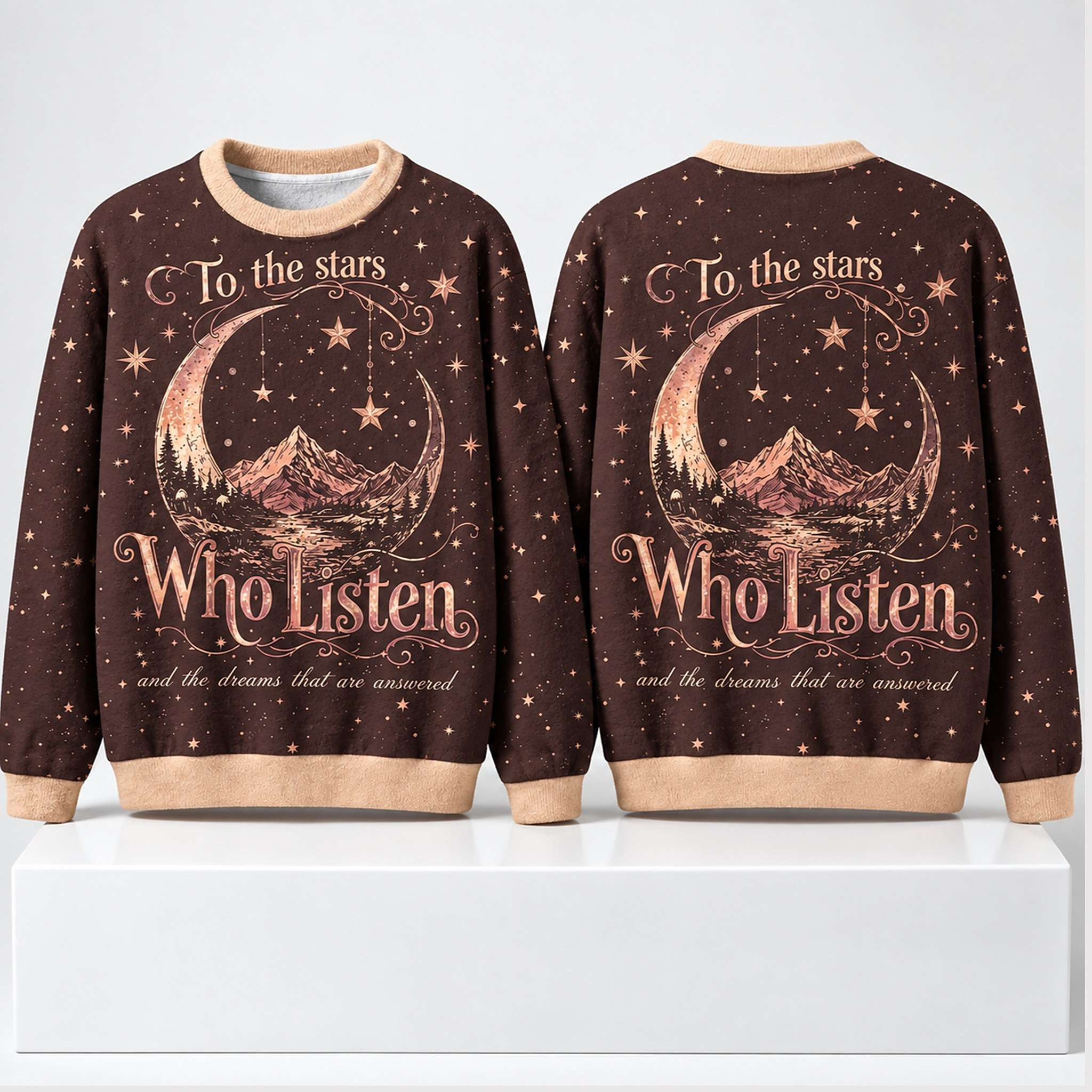 To The Stars Who Listen And The Dreams That Are Answered Christmas Ugly Sweater 2026 Xmas Gift 1 - Unicasport To The Stars Who Listen And The Dreams That Are Answered Christmas Ugly Sweater 2026 Xmas Gift