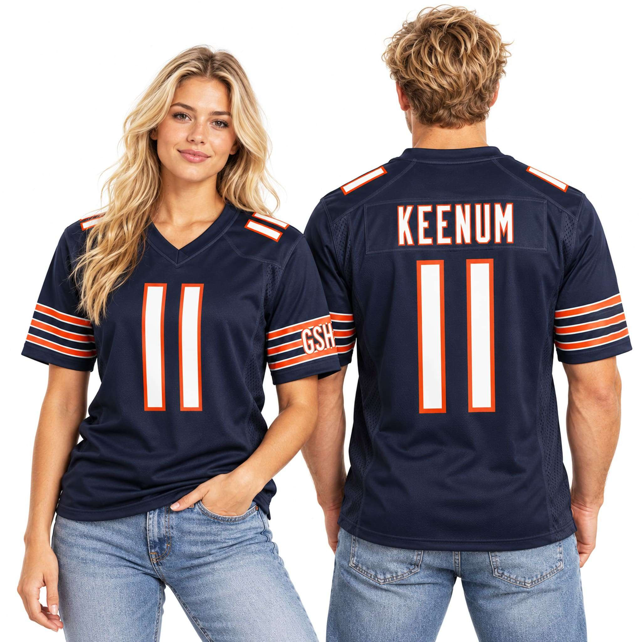 2026 Case Keenum GSH Jersey #11 Chicago Bears Merch Gift For Football Lovers