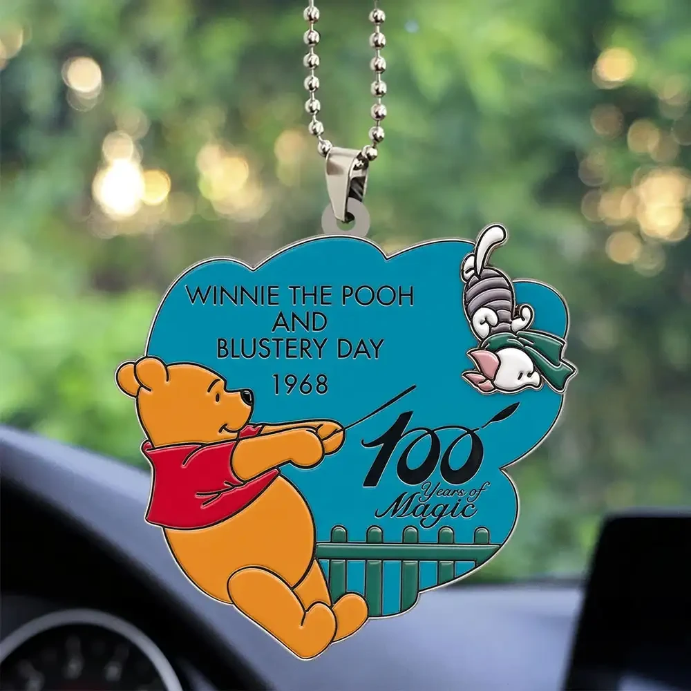 Winnie The Pooh 100th Anniversary Car Ornaments Car Decor Gifts For Besties