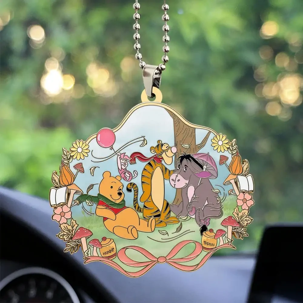 Winnie The Pooh 100th Anniversary Car Ornaments Car Hanging Accessories BFF Gifts