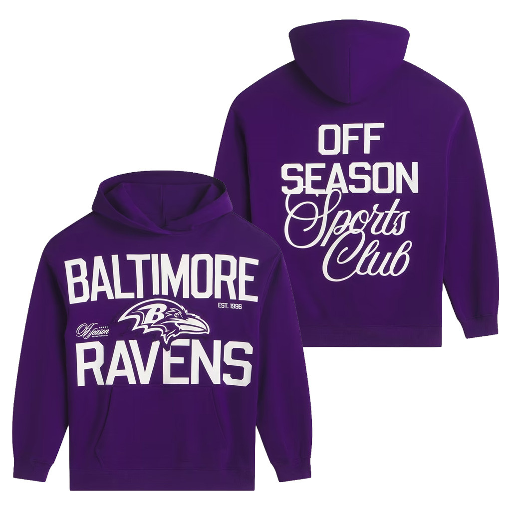 Baltimore Ravens Off Season x NFL Merch 2026 Baltimore Football Hoodie Off Season Sports Club Gear 1 - Unicasport Baltimore Ravens Off Season x NFL Merch 2026 Baltimore Football Hoodie Off Season Sports Club Gear