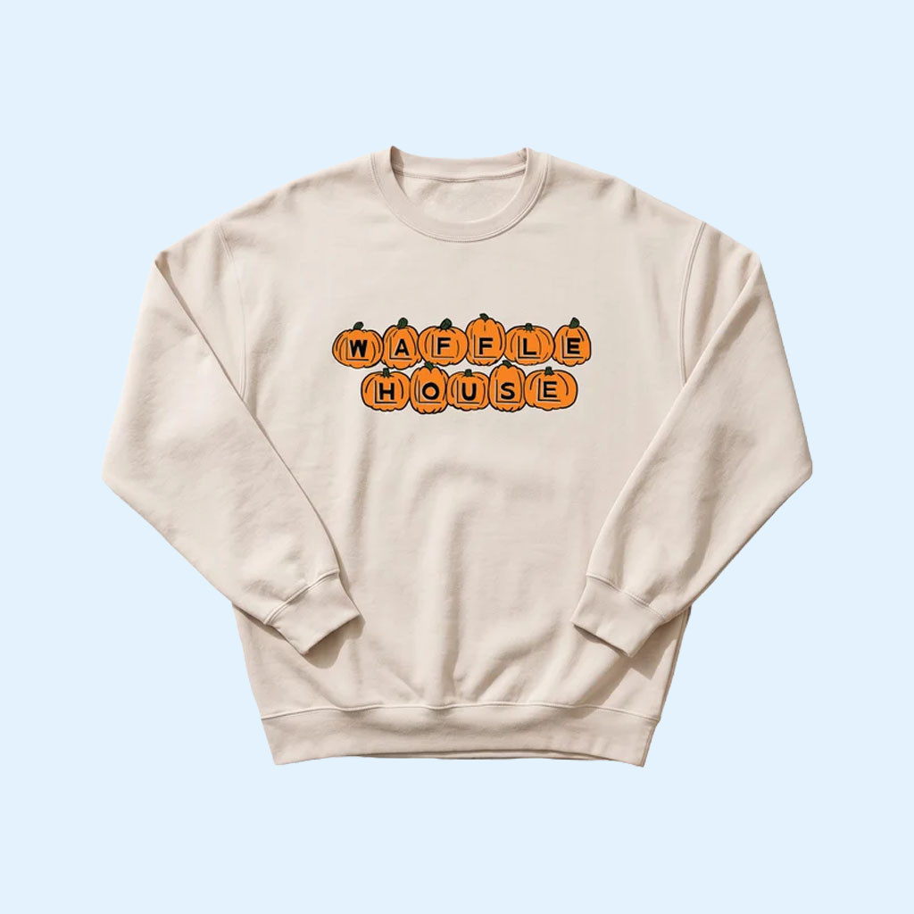 Waffle House Merch 2026 Waffle House Pumpkin Patch Crewneck Sweatshirt Gift For Autumn 1 - Unicasport Waffle House Merch 2026 Waffle House Pumpkin Patch Crewneck Sweatshirt Gift For Autumn