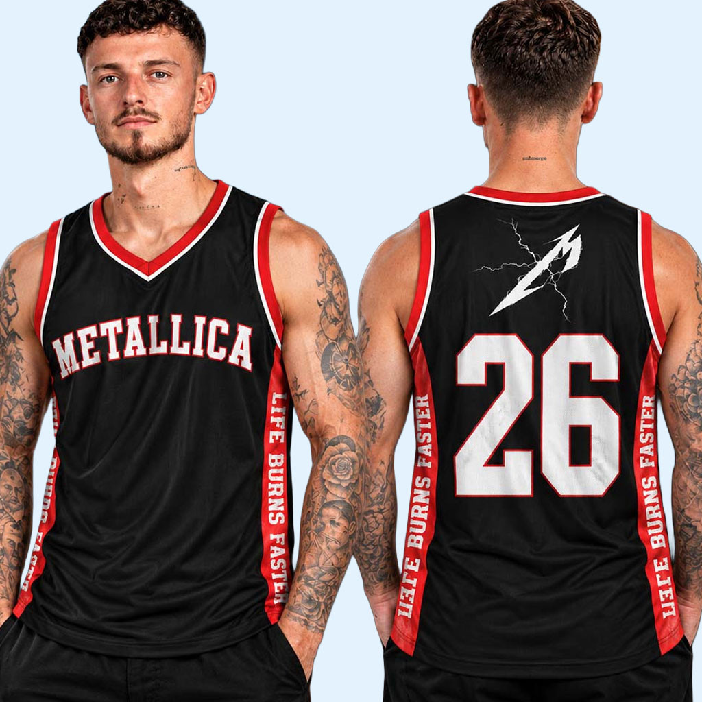 Metallica Merch 2026 Las Vegas NV Sphere Pop Up Shop Life Burns Faster Basketball Jersey Gifts 1 - Unicasport Metallica Merch 2026 Las Vegas NV Sphere Pop Up Shop Life Burns Faster Basketball Jersey Gifts