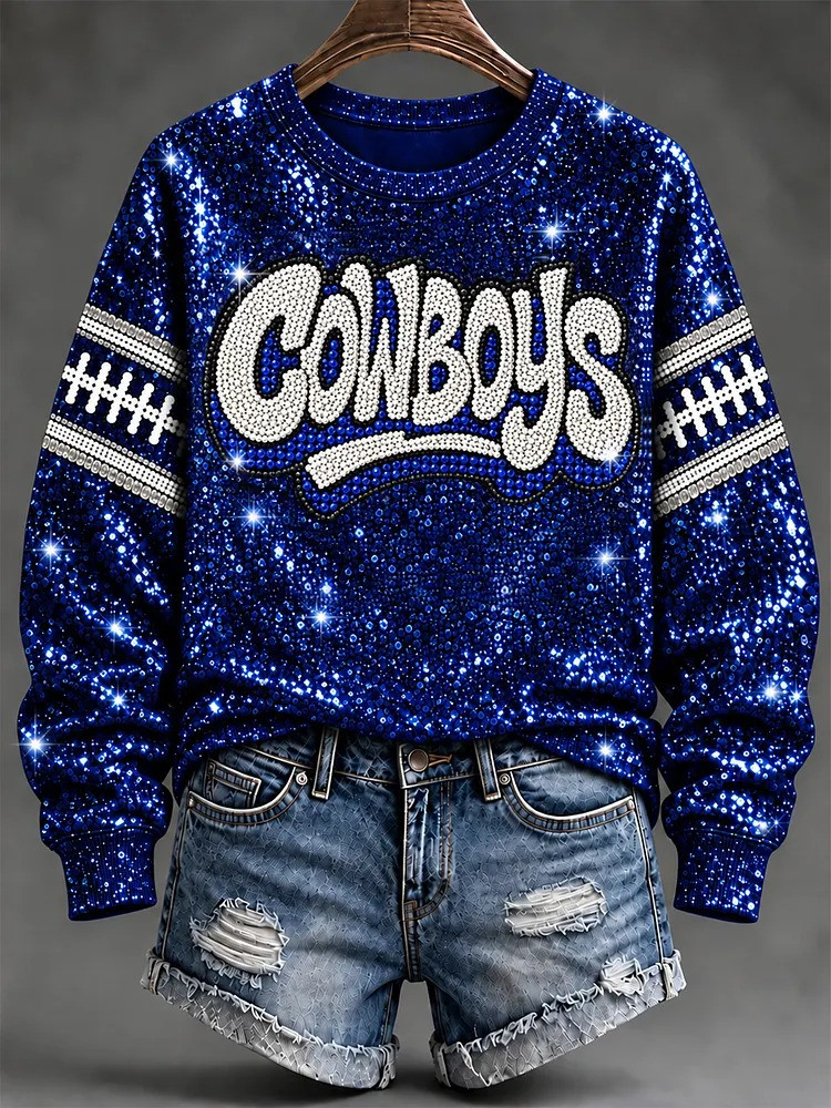 Dallas Cowboys Merch Dallas Football Sweatshirt Best Game Day Gift For Women 1 - Unicasport Dallas Cowboys Merch Dallas Football Sweatshirt Best Game Day Gift For Women