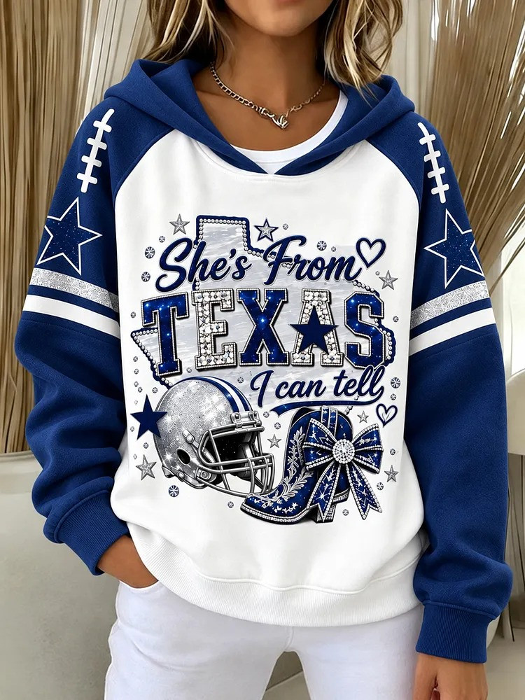 Dallas Cowboys Merch She's From Texas Football Hoodie Great Game Day Gift Ideas 1 - Unicasport Dallas Cowboys Merch She's From Texas Football Hoodie Great Game Day Gift Ideas