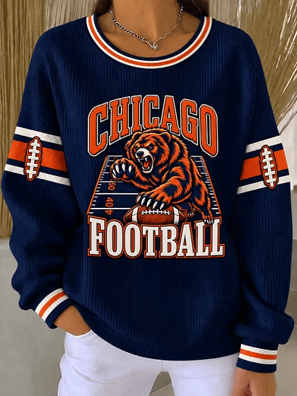 Chicago Bears Merch Chicago Football Sweatshirt Great Holiday Gift For Gameday 1 - Unicasport Chicago Bears Merch Chicago Football Sweatshirt Great Holiday Gift For Gameday