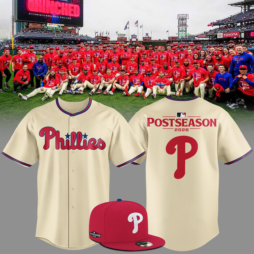 Philadelphia Phillies 2026 Postseason Baseball Jersey Philly Phillies Merch Baseball Fan Gifts 1 - Unicasport Philadelphia Phillies 2026 Postseason Baseball Jersey Philly Phillies Merch Baseball Fan Gifts