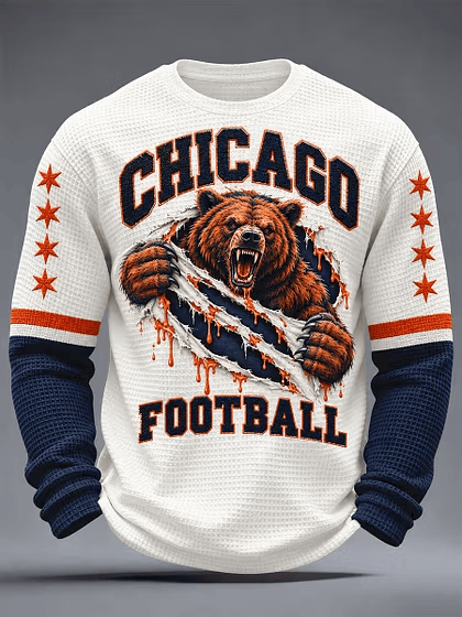 Chicago Bears Merch Chicago Football Long Sleeve Shirt Great Gift For Brother 1 - Unicasport Chicago Bears Merch Chicago Football Long Sleeve Shirt Great Gift For Brother
