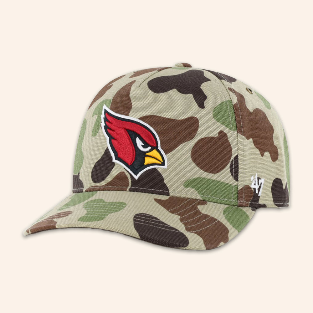 Arizona Cardinals Merch X 47 Hat Duck Camo Hat NFL Cap Cool Gifts For Red Sea