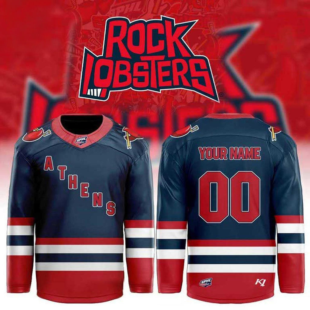 Personalized Athens Rock Lobsters Merch 2026 New Season Hockey Jersey Gift For Fans 1 - Unicasport Personalized Athens Rock Lobsters Merch 2026 New Season Hockey Jersey Gift For Fans