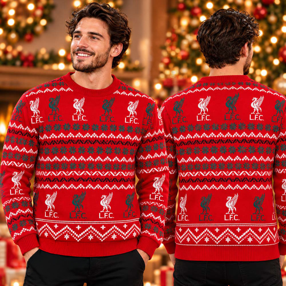 Liverpool LFC Fairisle Ugly Christmas Sweater Winter Apparel Xmas Gifts For Kopites 1 - Unicasport Liverpool LFC Fairisle Ugly Christmas Sweater Winter Apparel Xmas Gifts For Kopites