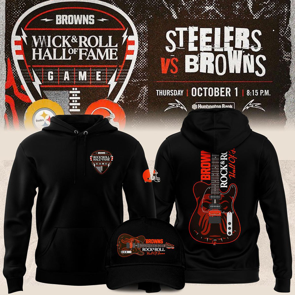 Cleveland Browns Merch 2026 Rock And Roll Hall of Fame Hoodie Football Gifts For Him 1 - Unicasport Cleveland Browns Merch 2026 Rock And Roll Hall of Fame Hoodie Football Gifts For Him