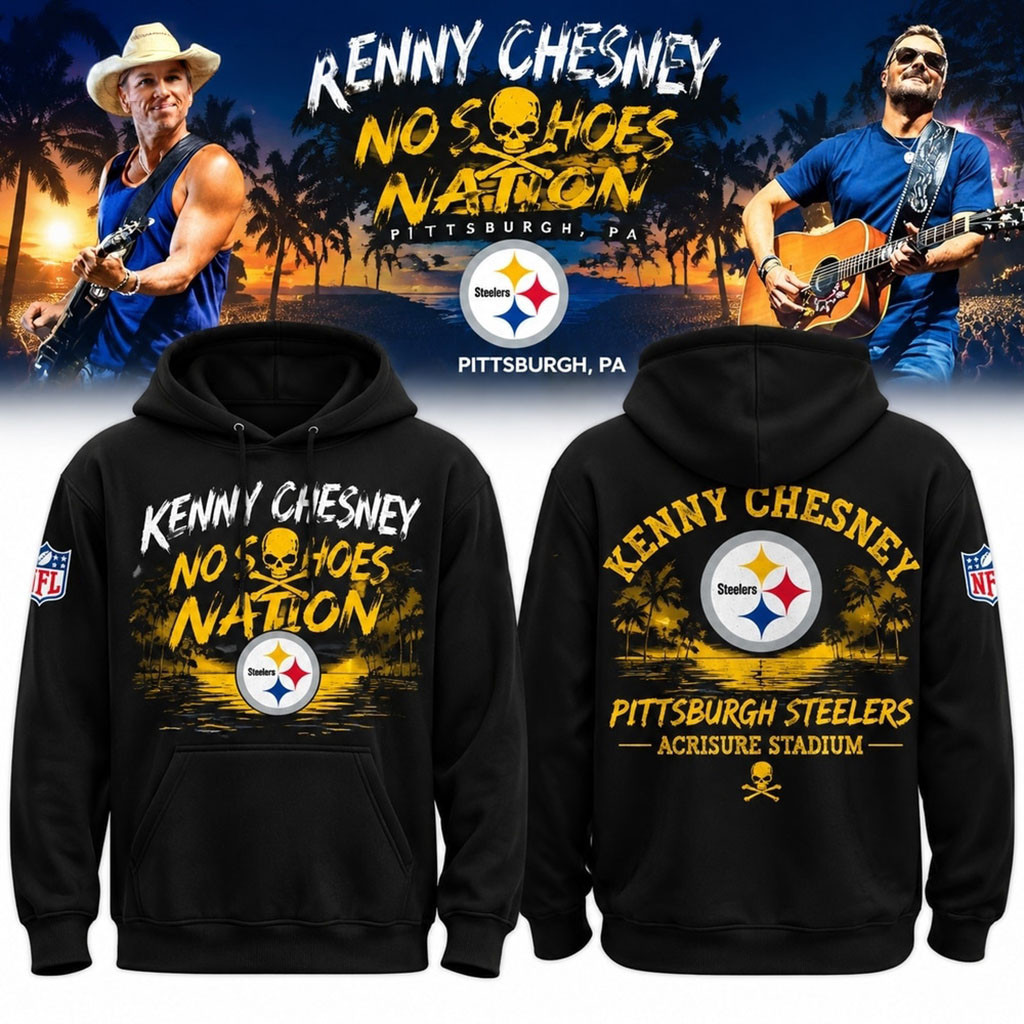 Pittsburgh Steelers X Kenny Chesney Merch The Original Vibe Room Tour 2027 Hoodie Fan Gifts