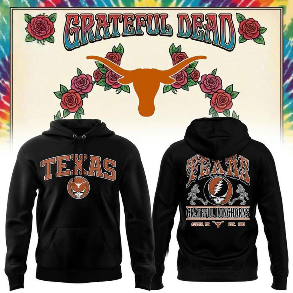 Texas Longhorns X Grateful Dead Night 2026 Hoodie Texas Longhorns Merch Football Fan Gifts 1 - Unicasport Texas Longhorns X Grateful Dead Night 2026 Hoodie Texas Longhorns Merch Football Fan Gifts