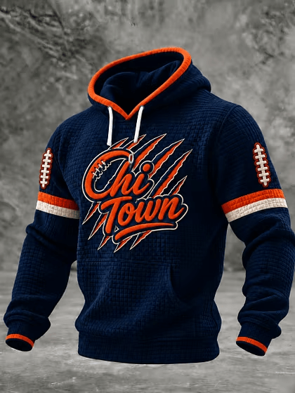 Chicago Bears Merch Chi-Town Football Hoodie Gift For NFL Football Fans 1 - Unicasport Chicago Bears Merch Chi-Town Football Hoodie Gift For NFL Football Fans