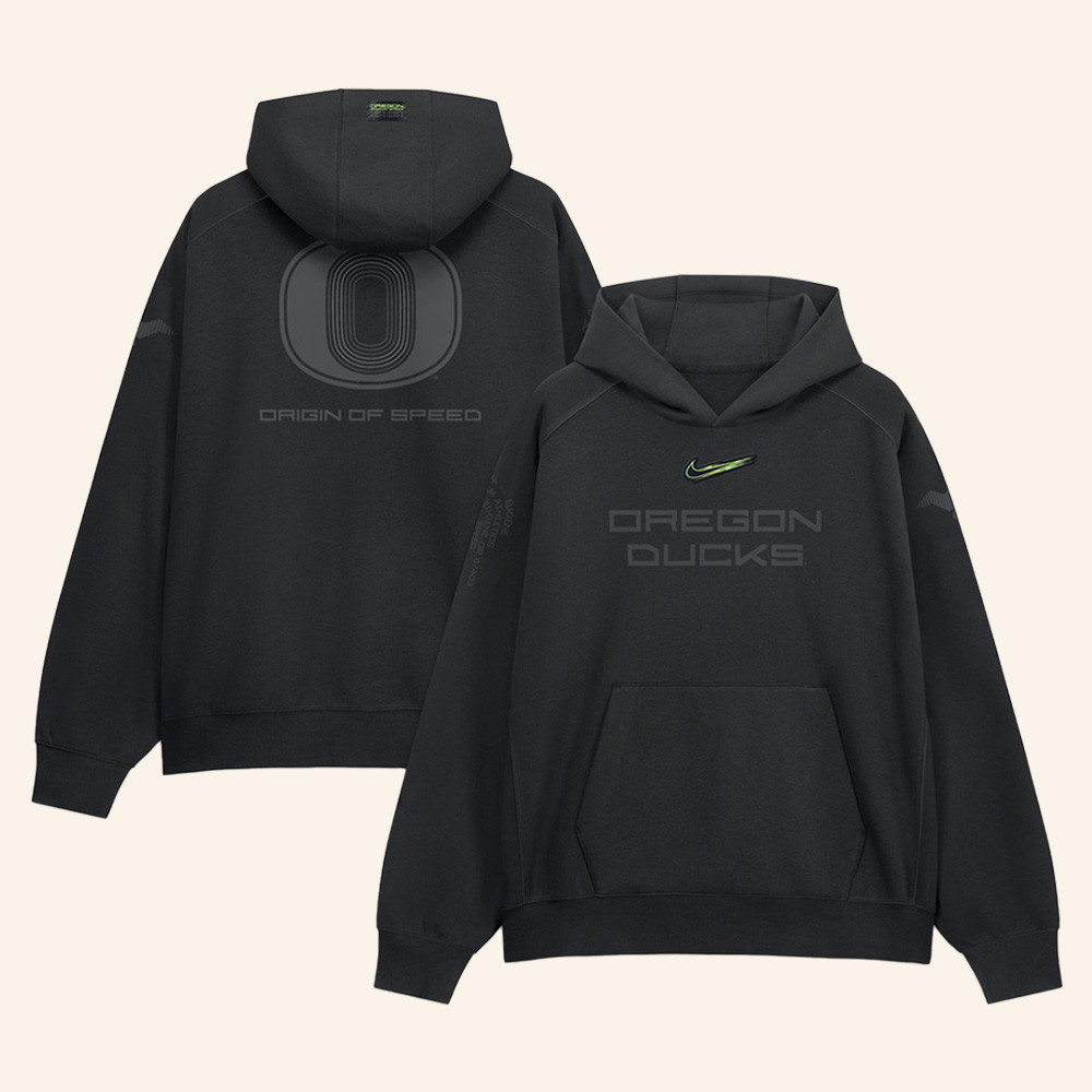 Oregon Ducks x Origin Of Speed Merch Air Hoodie NCAA Football Teams Clothes Fans Gifts