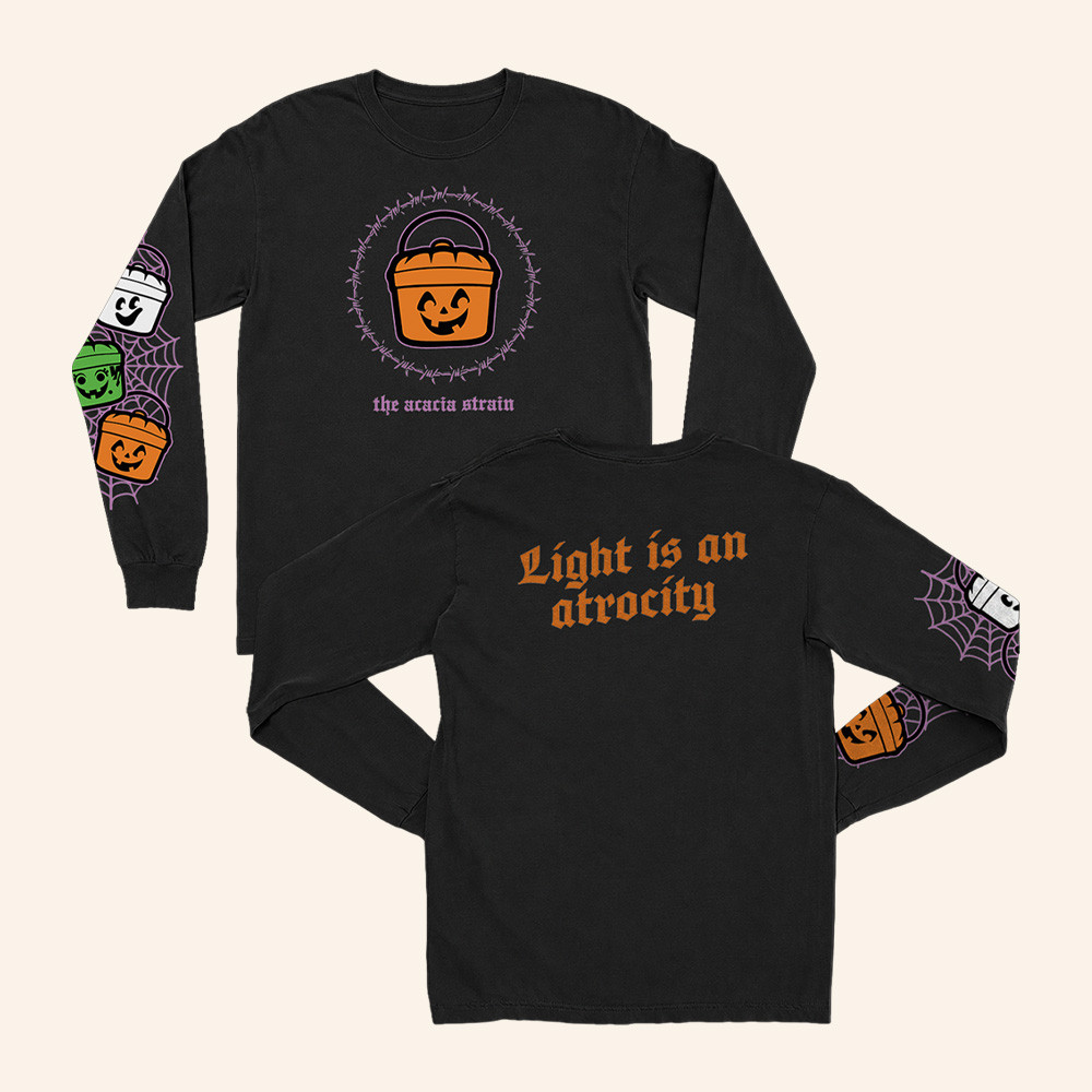The Acacia Strain Merch Halloween Light Is An Atrocity Long Sleeve Shirt Gifts For Metal Lovers 1 - Unicasport The Acacia Strain Merch Halloween Light Is An Atrocity Long Sleeve Shirt Gifts For Metal Lovers