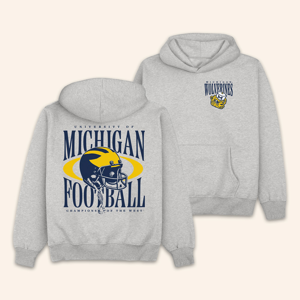 Michigan Wolverines Merch Homefield Football Hoodie Wolverines Game Day Apparel Gifts Ideas 1 - Unicasport Michigan Wolverines Merch Homefield Football Hoodie Wolverines Game Day Apparel Gifts Ideas