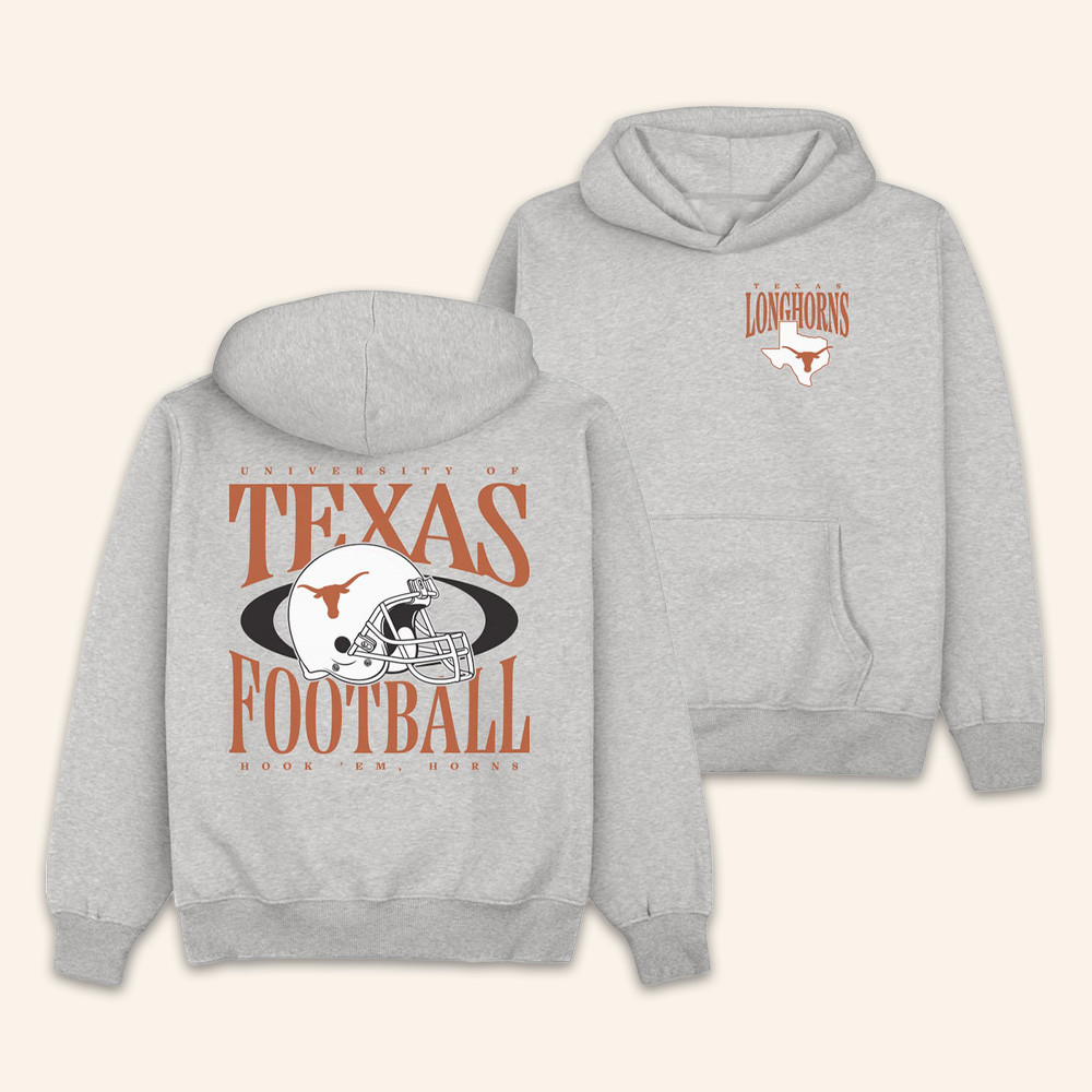 Texas Longhorns Merch Homefield Football Hoodie NCAA Football Teams Clothing Gifts Ideas