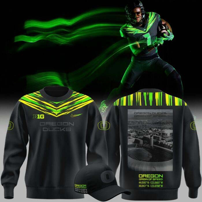 Oregon Ducks Merch Origin Of Speed Sweatshirt 2026 Gift For Football Fans 1 - Unicasport Oregon Ducks Merch Origin Of Speed Sweatshirt 2026 Gift For Football Fans