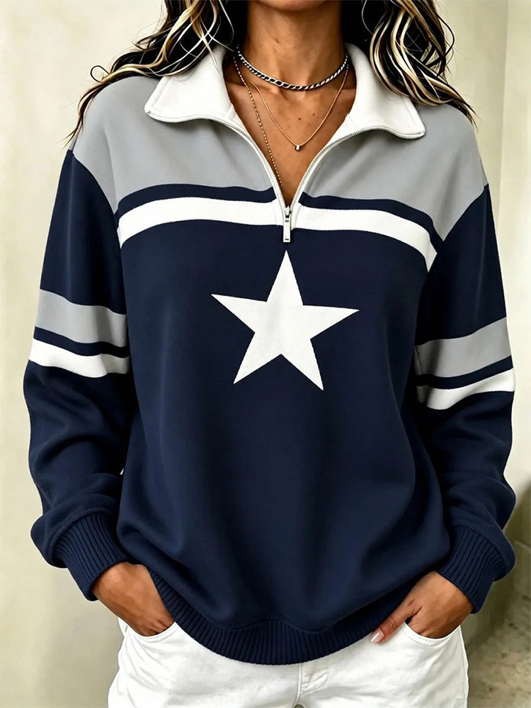 Dallas Cowboys Merch Dallas Quarter Half Zip Sweatshirt Game Day Apparel Gifts Idea 1 - Unicasport Dallas Cowboys Merch Dallas Quarter Half Zip Sweatshirt Game Day Apparel Gifts Idea