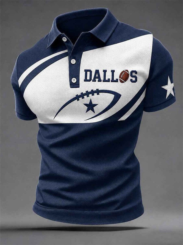 Dallas Cowboys Merch Dallas Polo Game Day Apparel NFL Outfit Gift For Cowboys Lovers