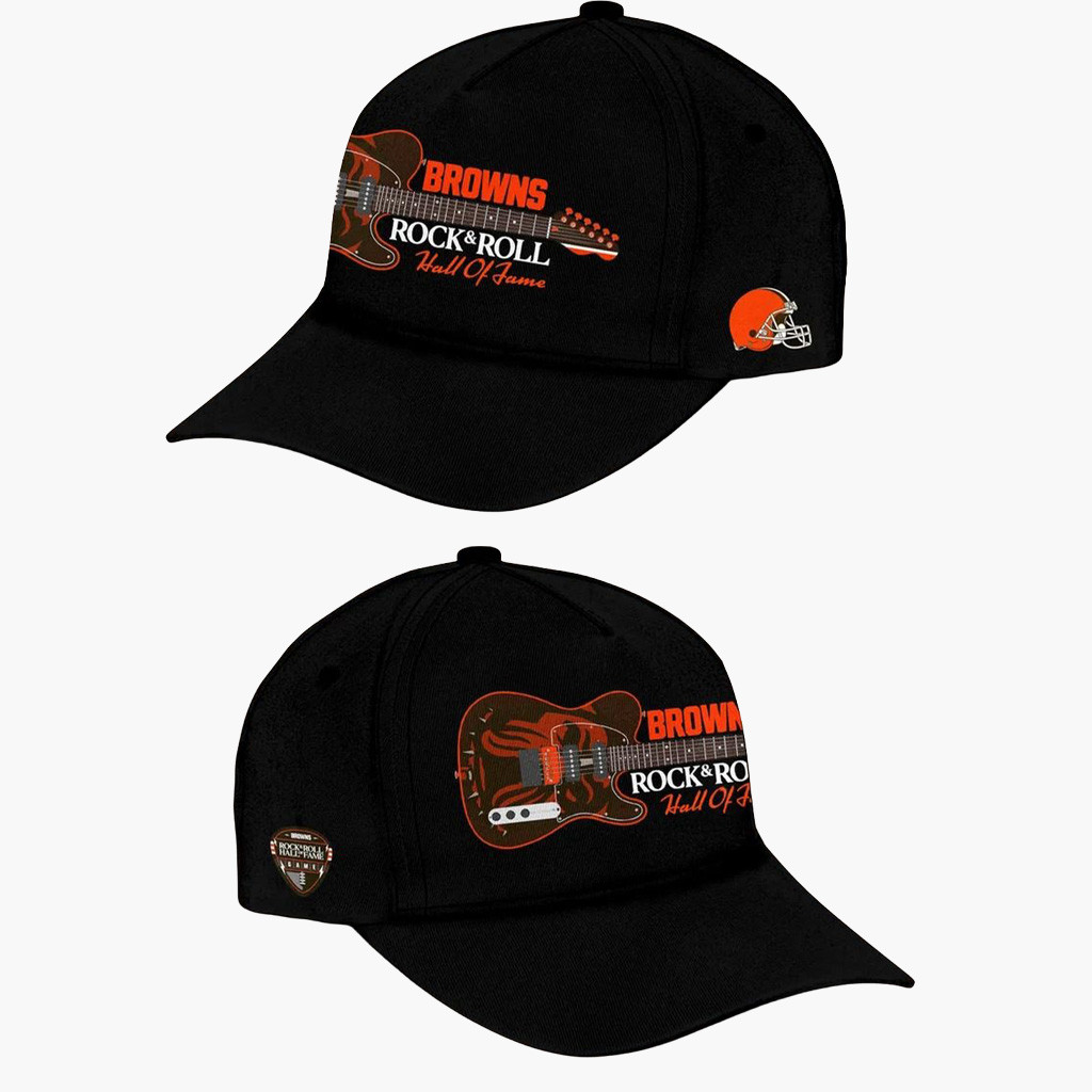 Cleveland Browns Merch Rock And Roll Hall Of Fame 2026 Baseball Cap Gift For Football Fans