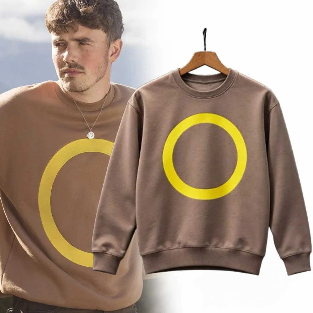 Snacky Boy Double Edge Graphic Sweatshirt Yellow Graphic Circle Sweatshirt Gifts Ideas 1 - Unicasport Snacky Boy Double Edge Graphic Sweatshirt Yellow Graphic Circle Sweatshirt Gifts Ideas