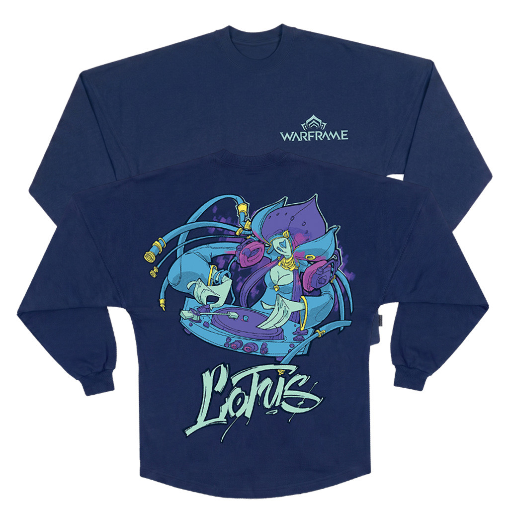 Warframe Merch DJ Lotus Spirit Long Sleeve Shirt Great Gift For Warframe Gamer Lover 1 - Unicasport Warframe Merch DJ Lotus Spirit Long Sleeve Shirt Great Gift For Warframe Gamer Lover