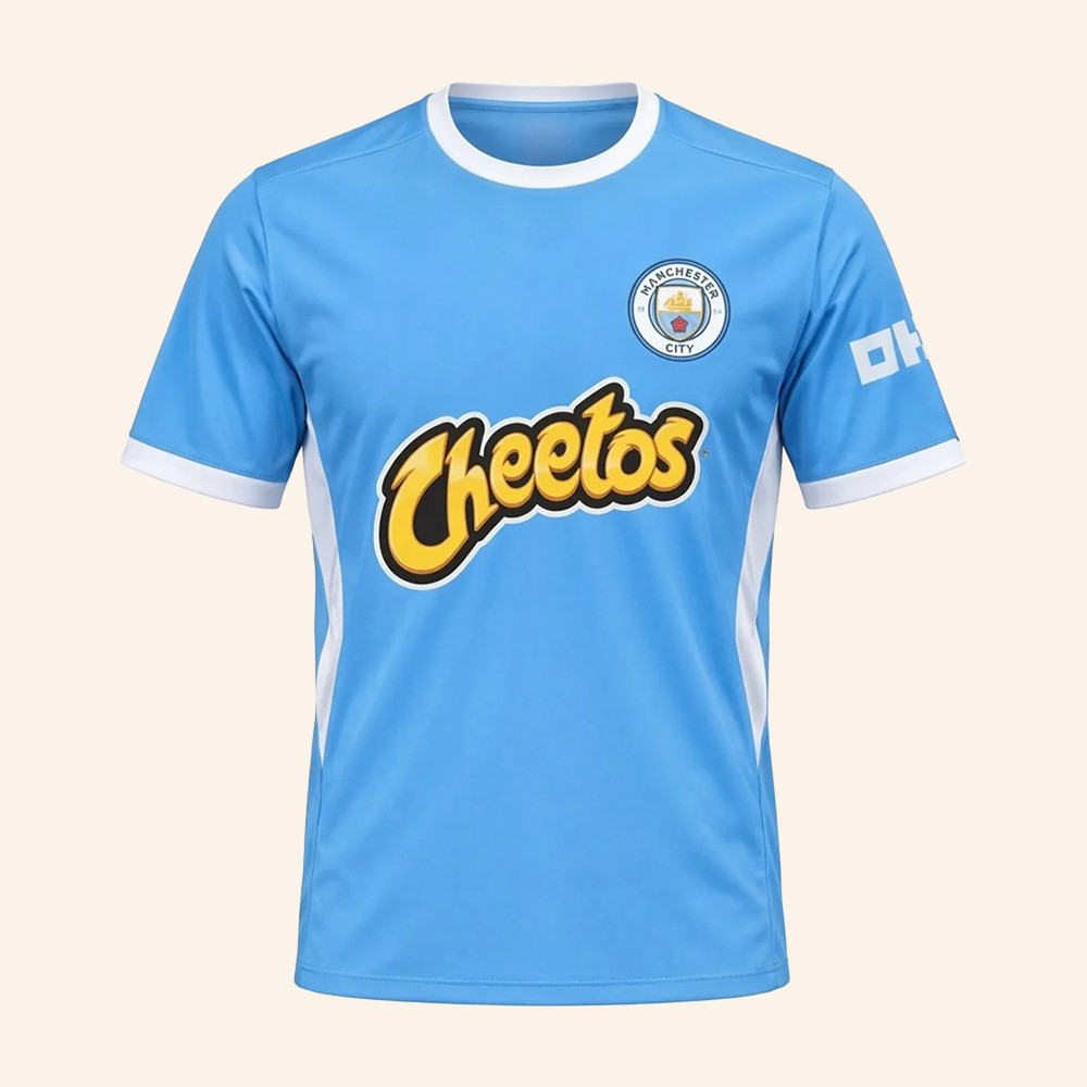 Manchester City Cheetos Soccer Jersey Man City Soccer Kits Gifts For Soccer Players 1 - Unicasport Manchester City Cheetos Soccer Jersey Man City Soccer Kits Gifts For Soccer Players