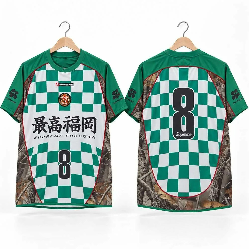 Supreme Fukuoka Checkered Real Tree Camo Soccer Jersey Cool Sport Apparel Gifts Ideas 1 - Unicasport Supreme Fukuoka Checkered Real Tree Camo Soccer Jersey Cool Sport Apparel Gifts Ideas