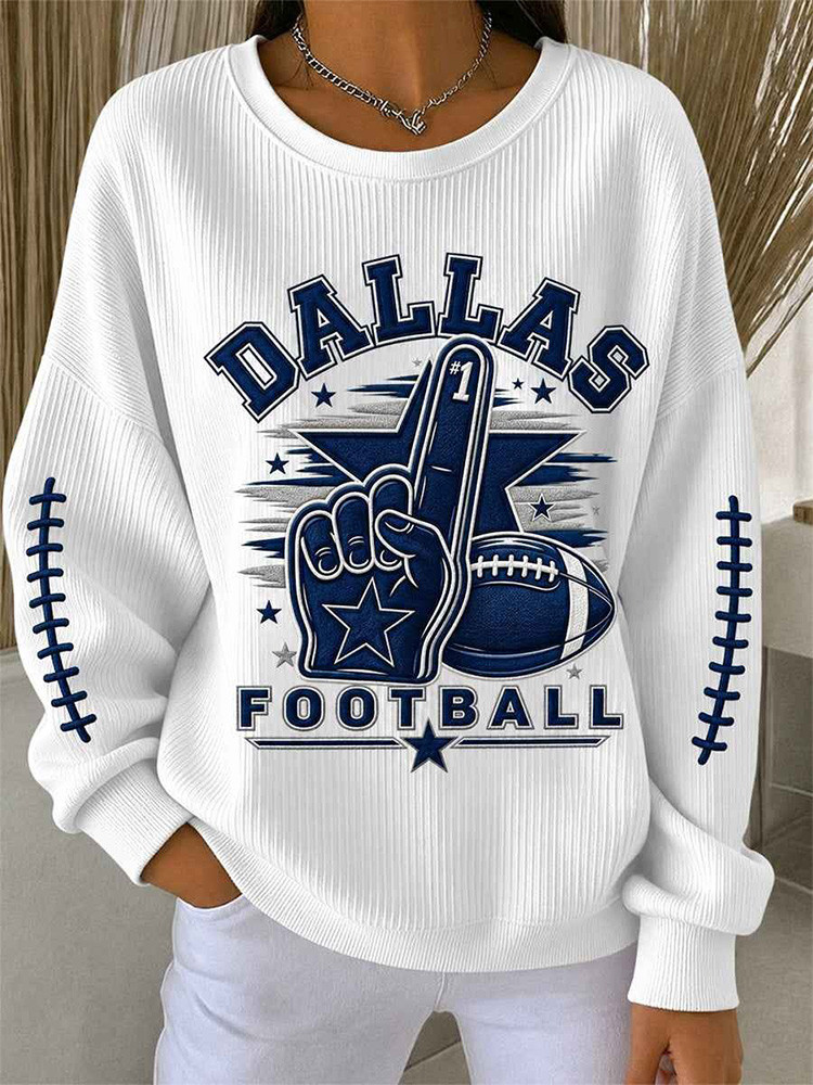 Dallas Cowboys Merch Dallas Football Sweashirt Game Day Outfit Gift For Cowboys Lovers