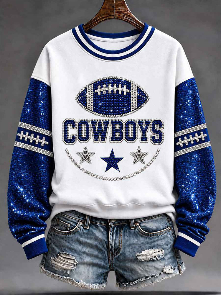 Dallas Cowboys Merch Cowboys Sweatshirt Game Day Clothing Gift For Football Fans