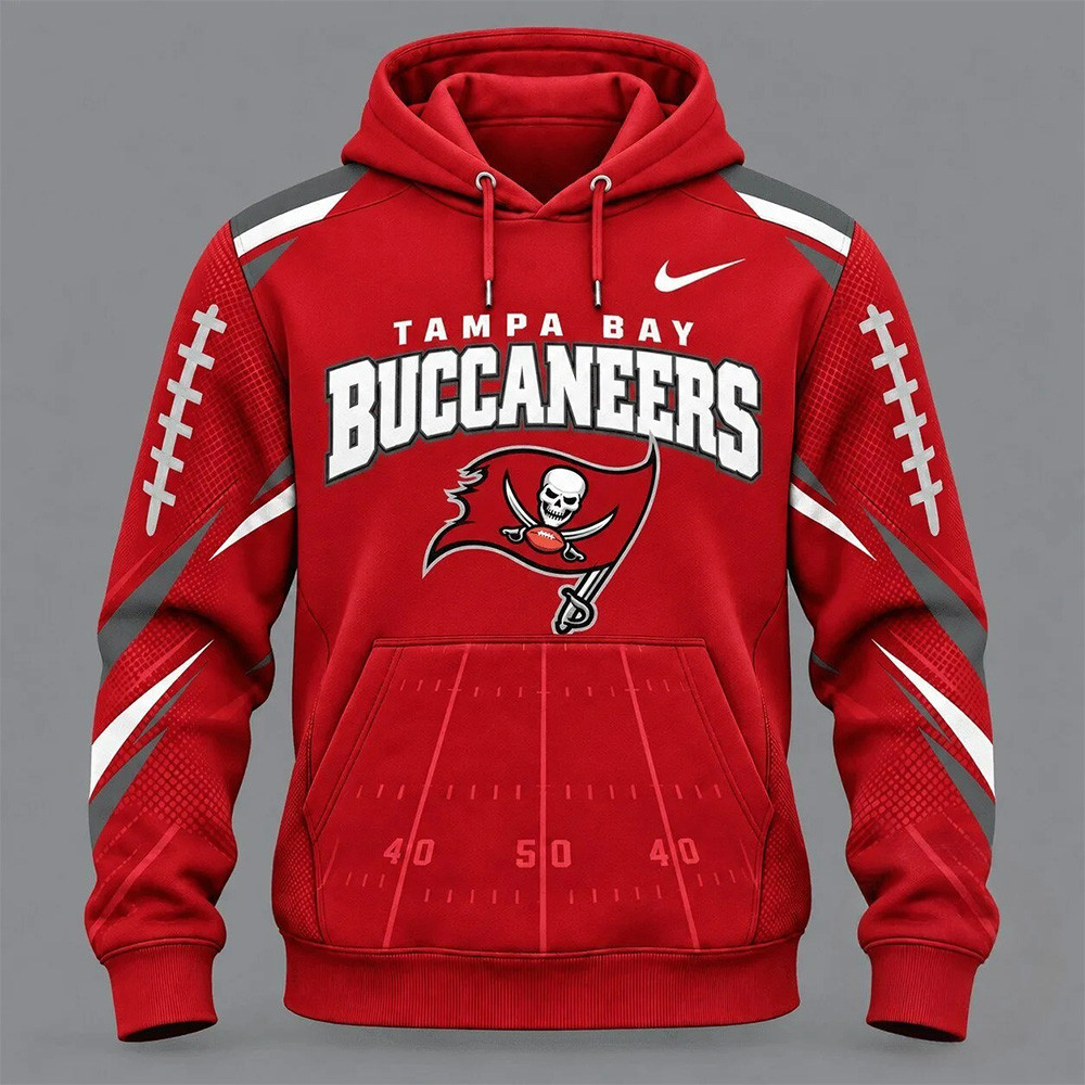 Tampa Bay Buccaneers Merch NFL Football Game Day Red Graphic Hoodie Gifts For The Krewe