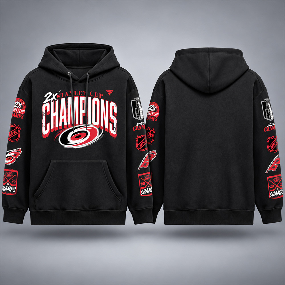 Carolina Hurricanes Merch Stanley Cup Champions In The Rafters Hoodie Hurricanes Hockey Apparel