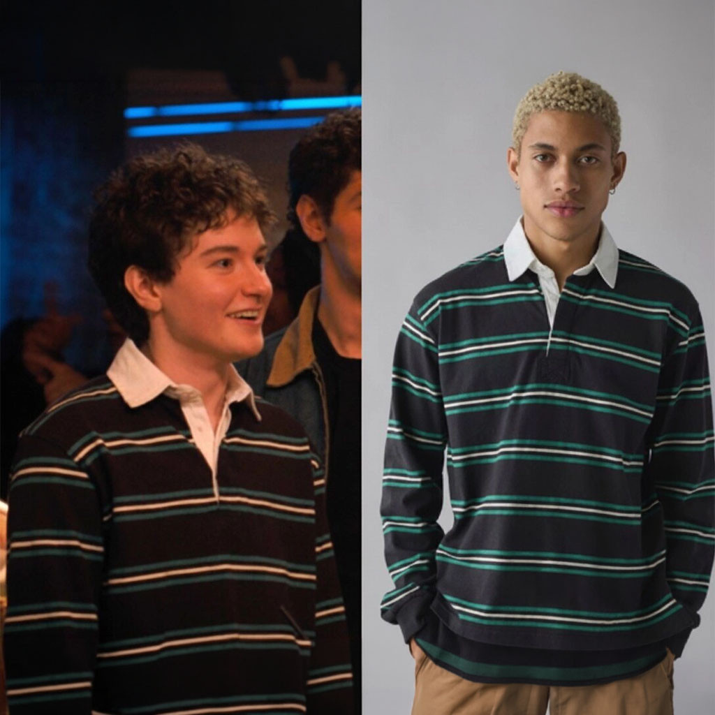 Urban Outfitters Stripe Long Sleeve Polo Shirt Danny On General Hospital Wears Gift Ideas 1 - Unicasport Urban Outfitters Stripe Long Sleeve Polo Shirt Danny On General Hospital Wears Gift Ideas